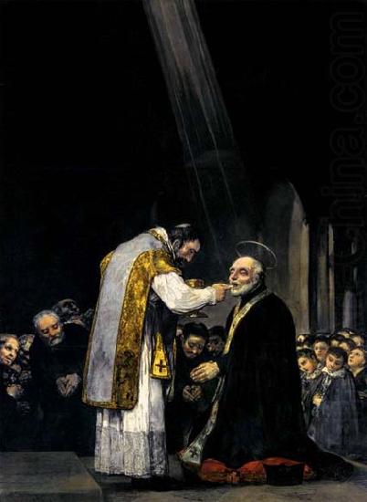 Francisco de goya y Lucientes The Last Communion of St Joseph of Calasanz china oil painting image